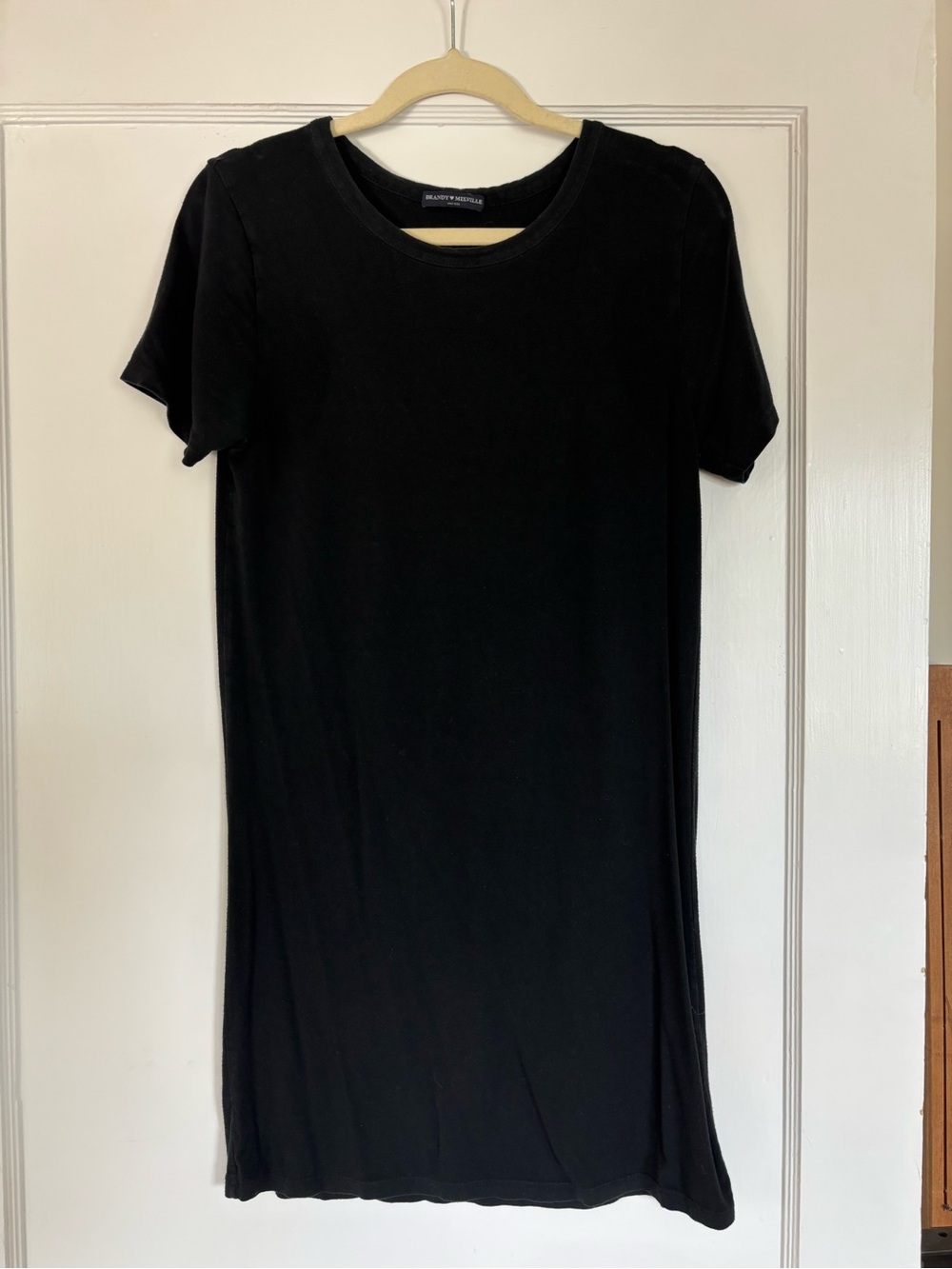 Brandy Melville Black T-Shirt Dress